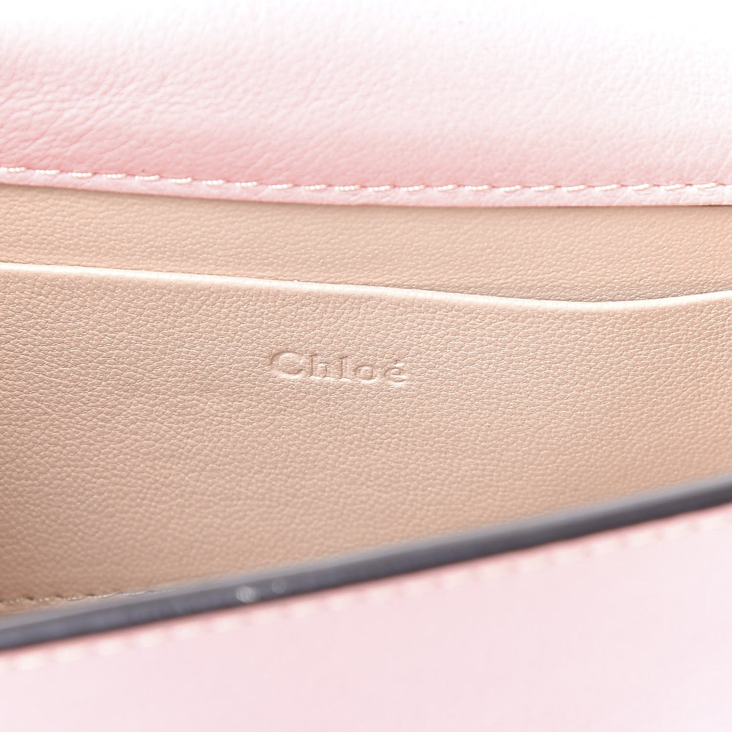 Calfskin Small Nile Bracelet Minaudiere Bag Washed Pink