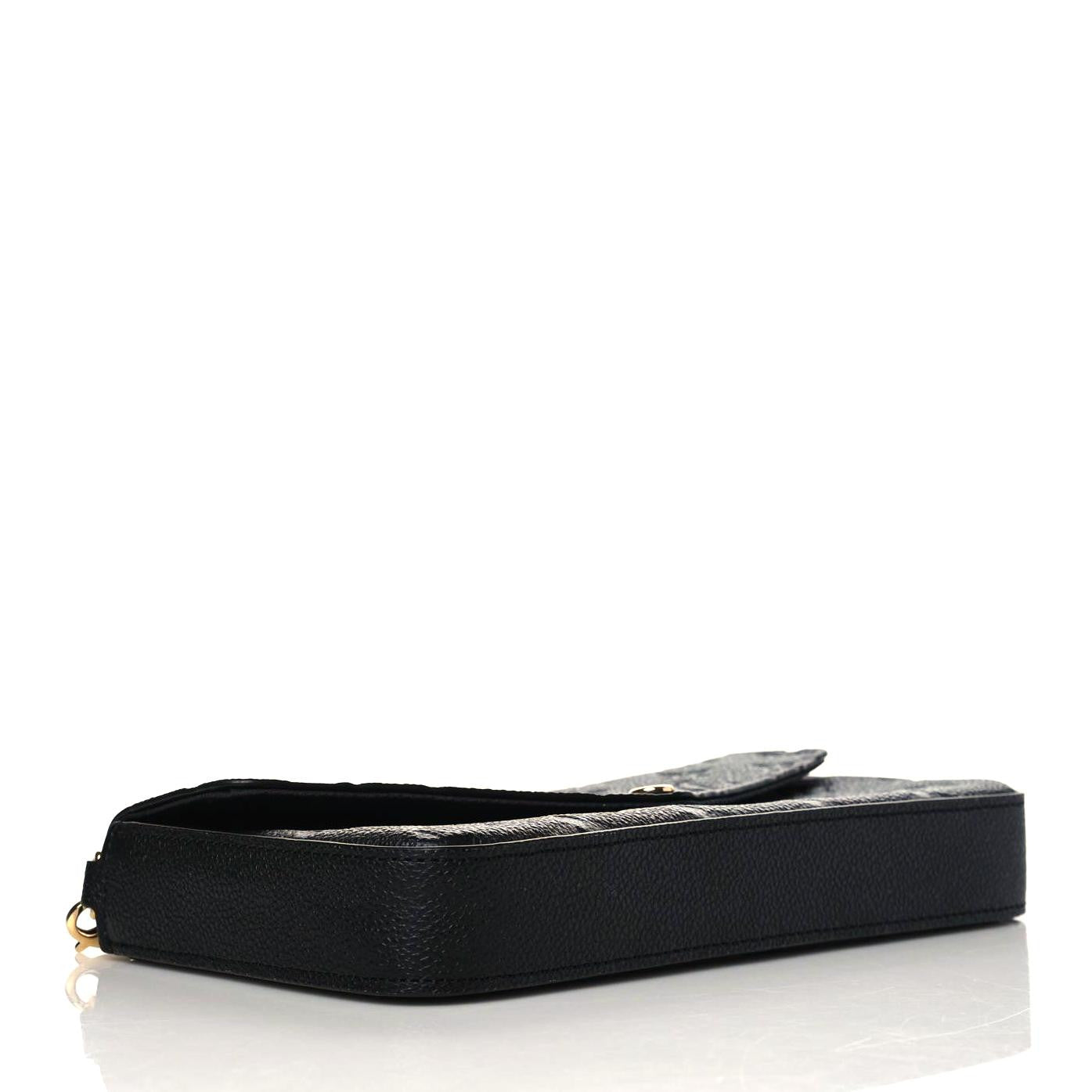 Empreinte Pochette Felicie Chain Wallet Black