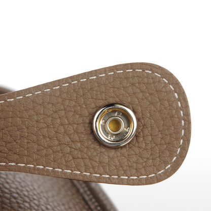 Hermes Taurillon Clemence Evelyne III GM Etoupe 8 of 11