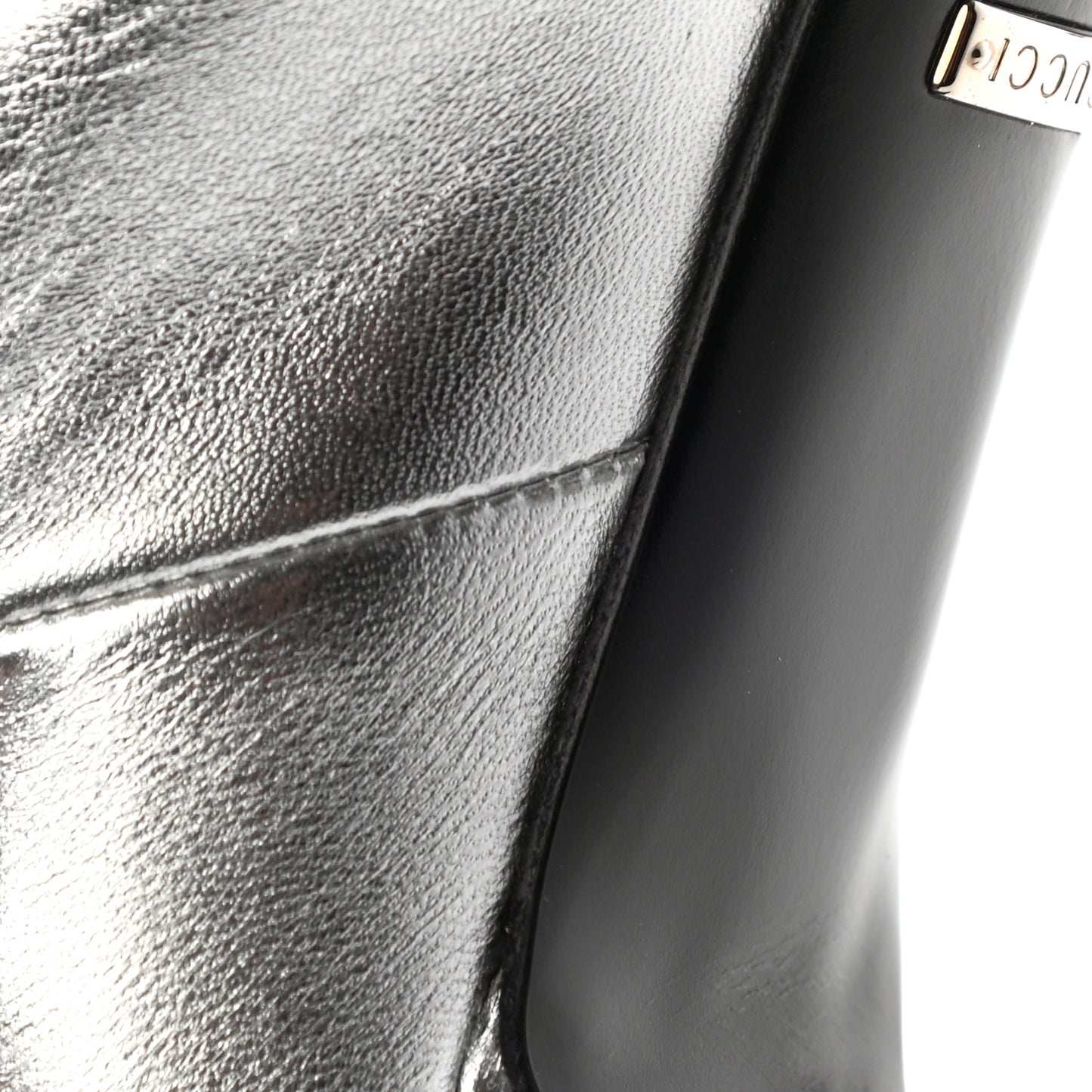 Nappa Zumi Mid Ankle Boots 38 Silver
