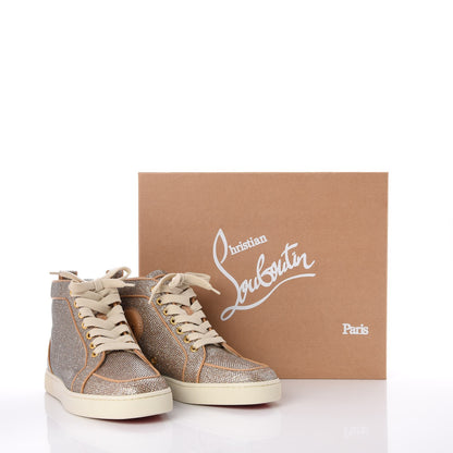 Christian Louboutin Glitter Rantus Orlato Sneakers 36.5 Gold Beige 8 of 8