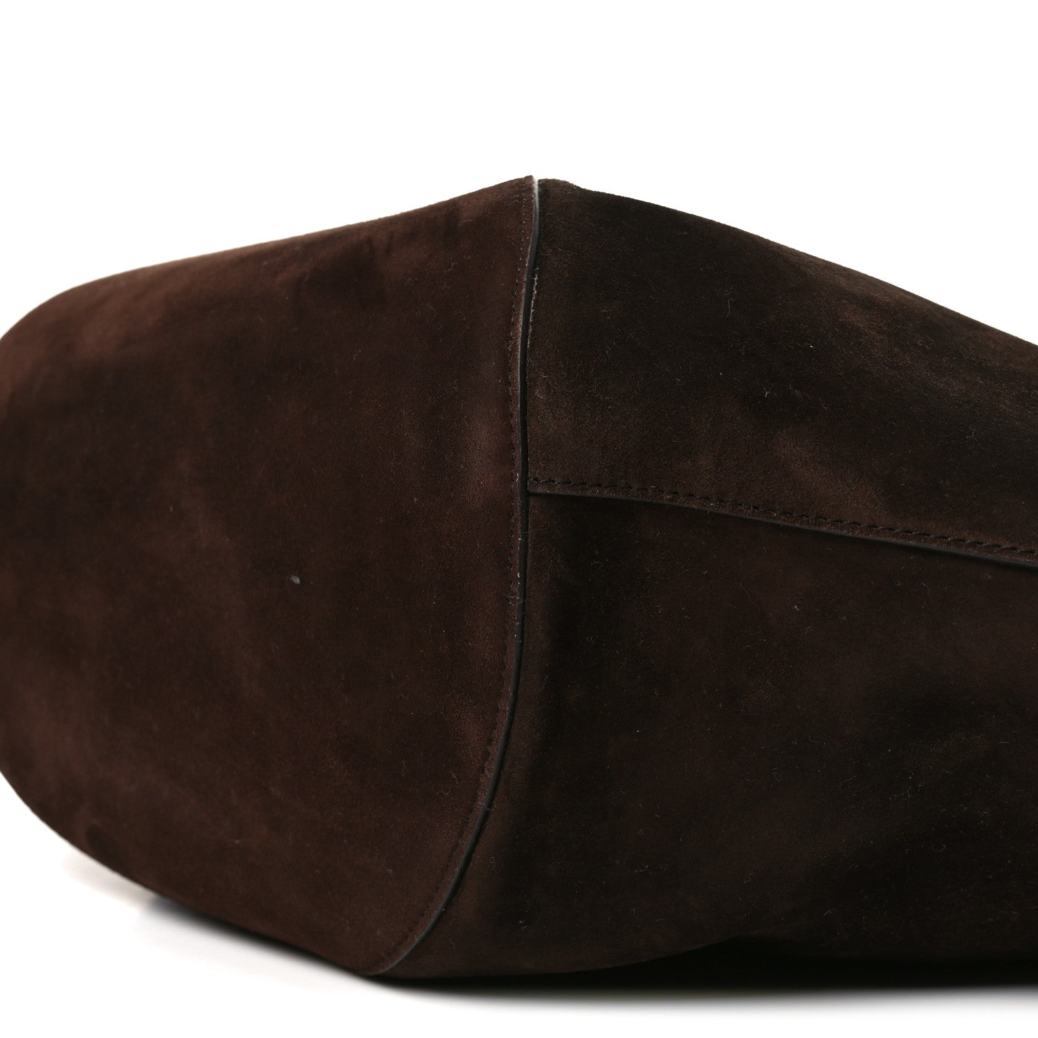 Khaite Suede Calfskin Medium Lotus Tote Coffee 9 of 9