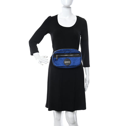 Gucci Econyl Nylon Monogram Off The Grid Belt Bag Guilted Blue Black 2 of 10