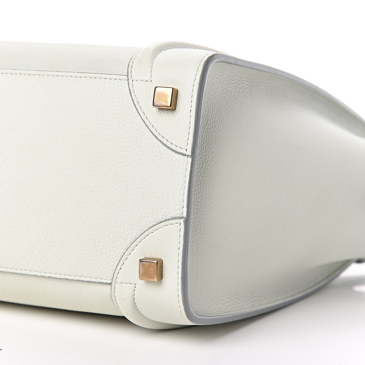 Celine Drummed Calfskin Micro Luggage Jade 10 of 10