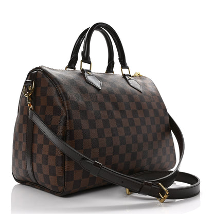 Louis Vuitton Damier Ebene Speedy Bandouliere 30 3 of 10