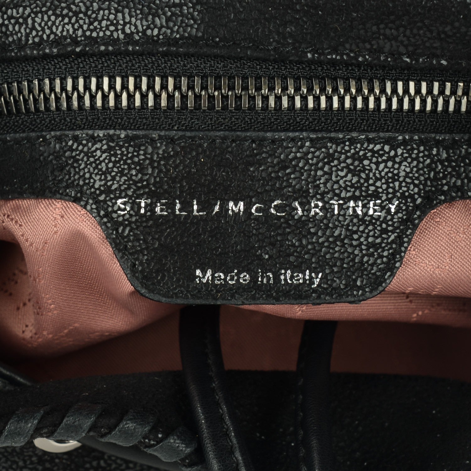 Stella McCartney Shaggy Deer Falabella Backpack Black 9 of 10