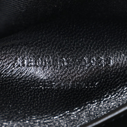 Saint Laurent Lambskin Chevron Quilted Small Loulou Black 8 of 12