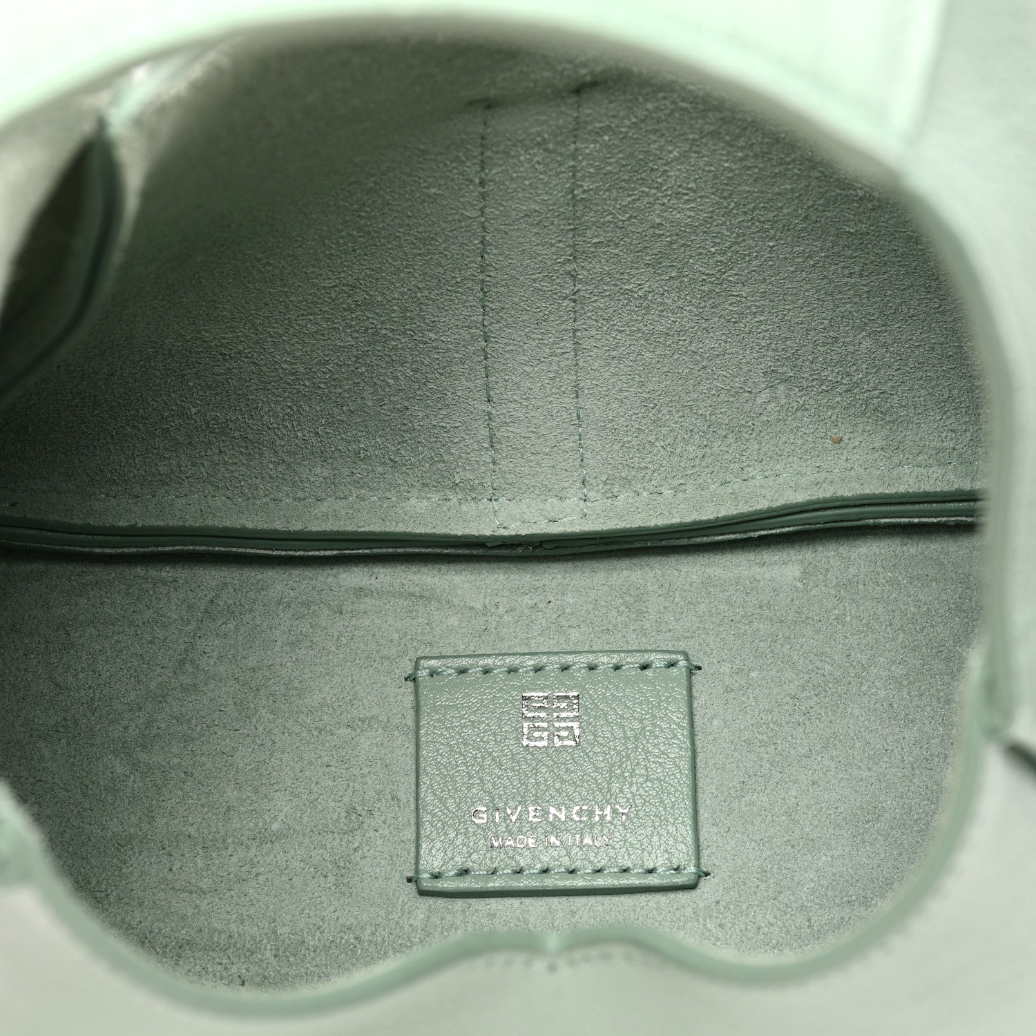 Givenchy Textured Calfskin Mini G Hobo Celadon 5 of 11