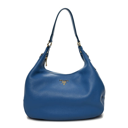 Prada Vitello Daino Hobo Cobalto 1 of 10