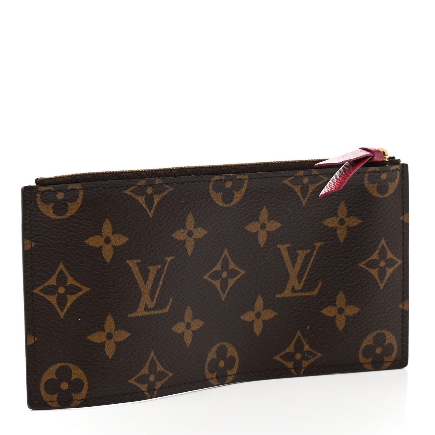 Monogram Felicie Chain Wallet Zippered Insert Fuchsia