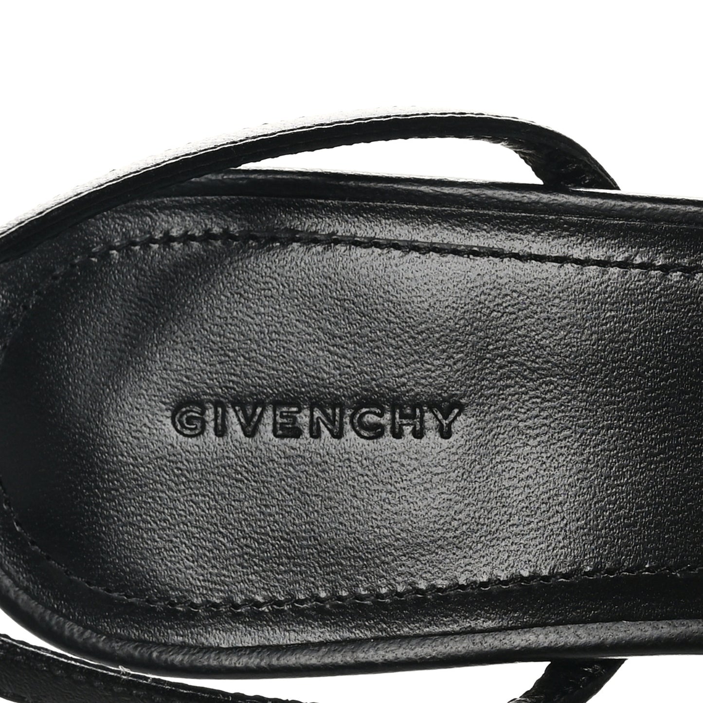 Lambskin 4G Cube 45 Strap Sandals 37 Black