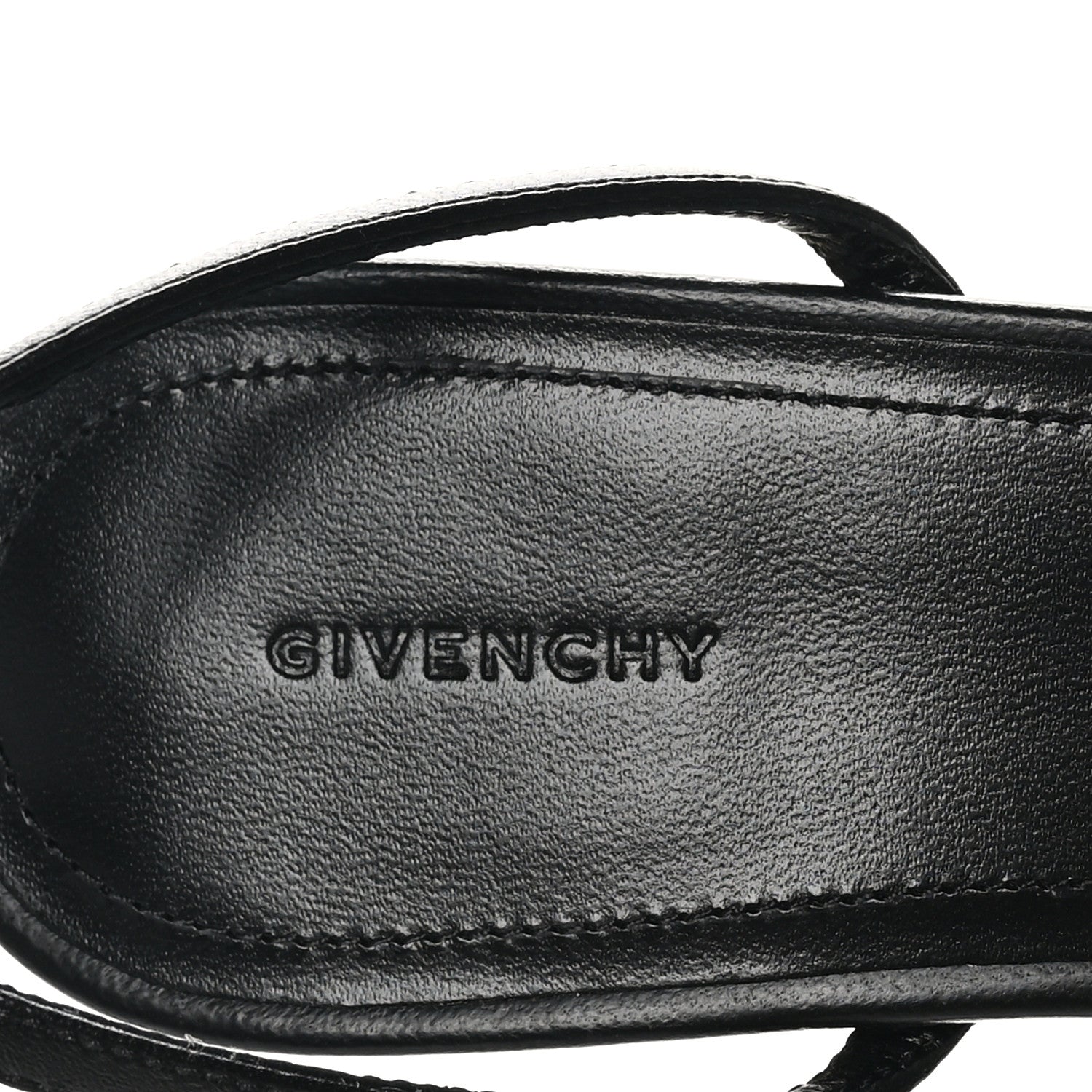 Givenchy Lambskin 4G Cube 45 Strap Sandals 37 Black 7 of 9