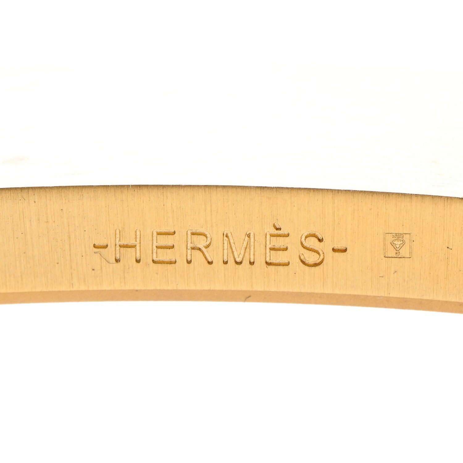 Hermes Brushed Gold 42mm Constance 2 H Belt Buckle 11 of 11