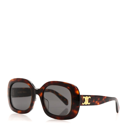 Celine Acetate Triomphe 01 Sunglasses CL40262U Tortoise 1 of 8