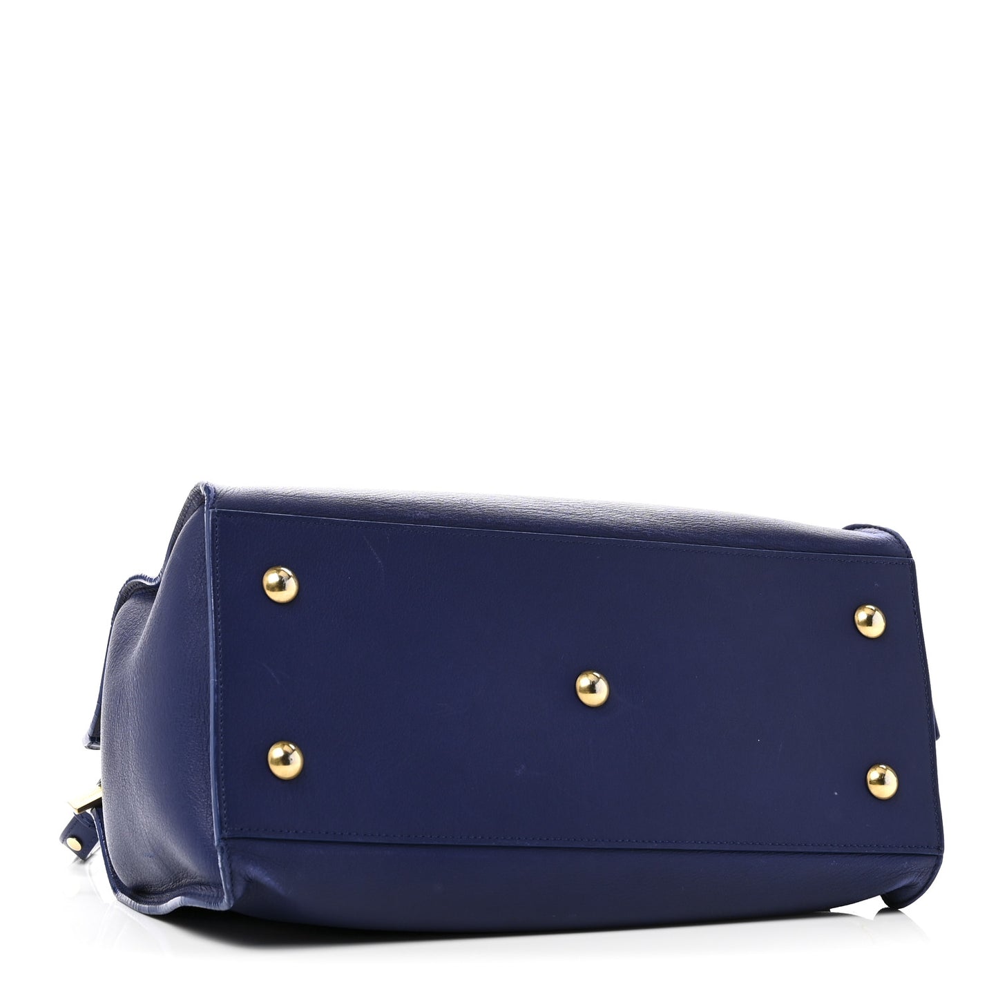 Calfskin Small Classic Y Cabas Royal Blue
