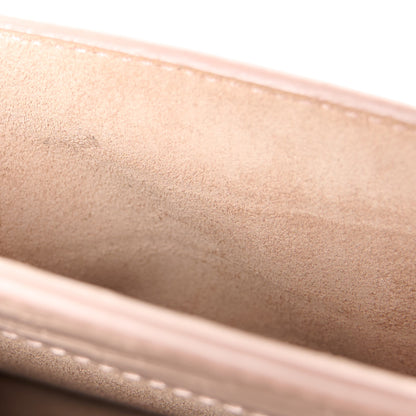 Saint Laurent Calfskin Crocodile Embossed Medium Monogram Sunset Marble Pink 11 of 11