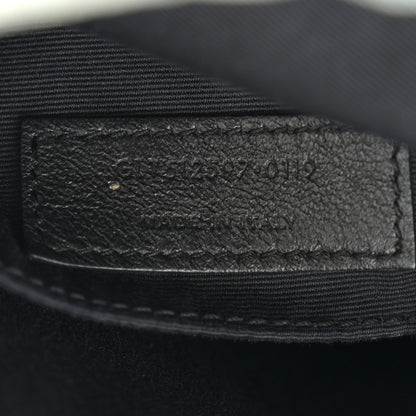 Saint Laurent Denim Matelasse Quilted Summer Embroidered Classic Monogram Camera Bag Blue 7 of 11