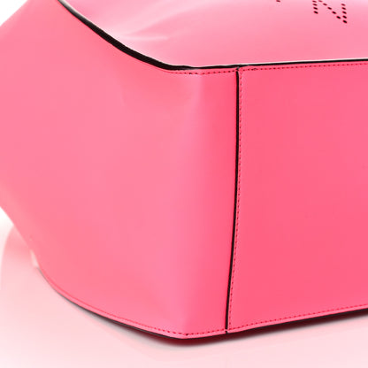 Stella McCartney Eco Alter Nappa East West Perforated Tote Fluorescent Pink 9 of 11