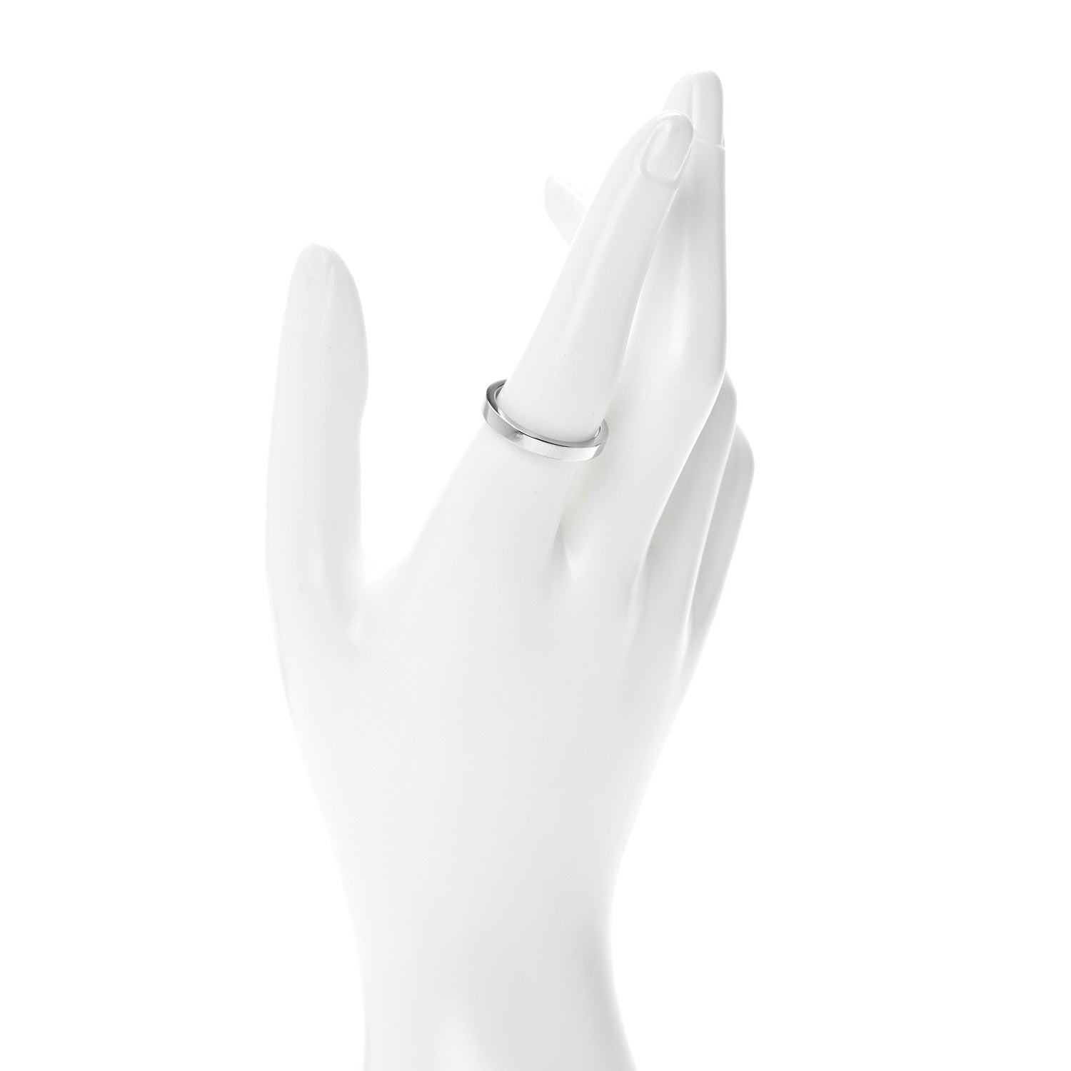 Bulgari Platinum MarryMe Wedding Band Ring 58 8.25 2 of 5