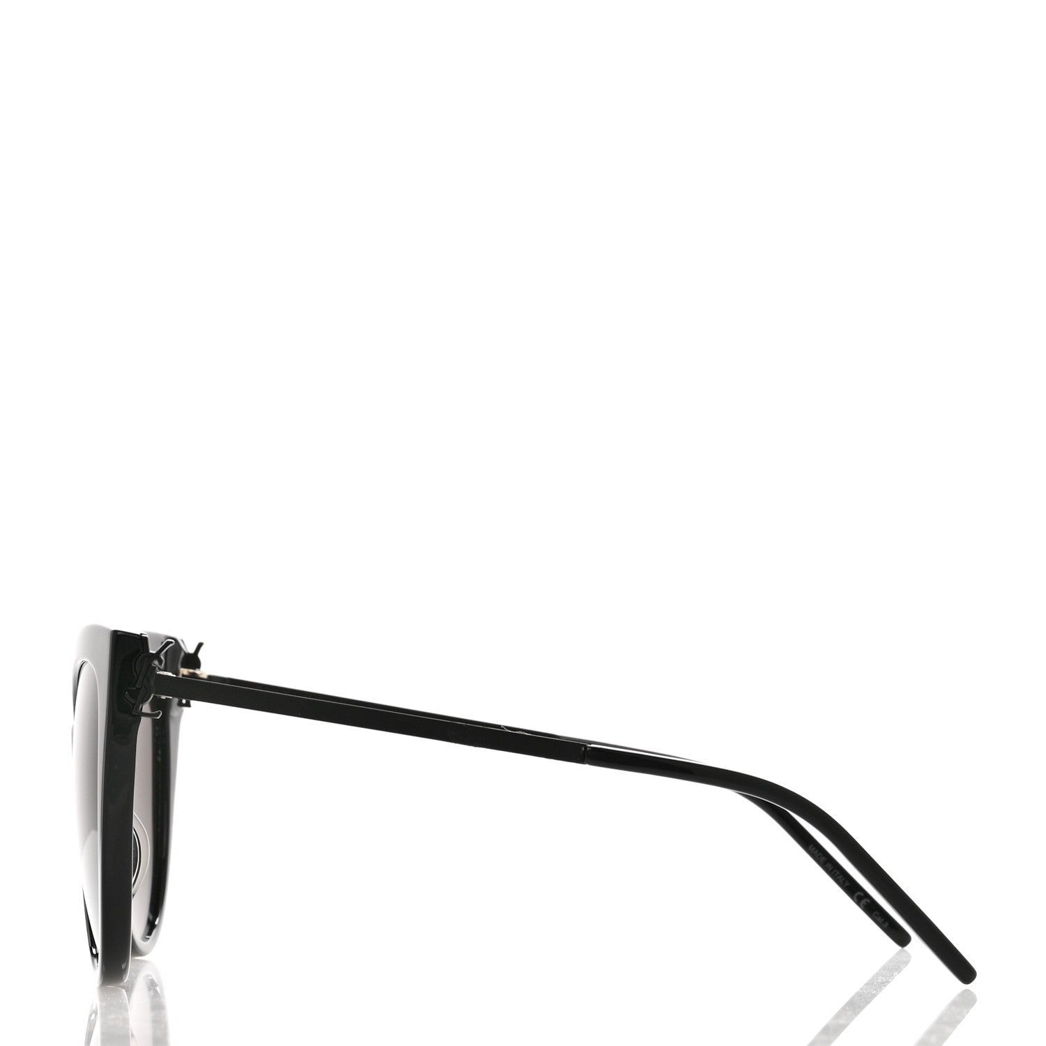 Saint Laurent Square Acetate Metal SLM48S Sunglasses Black 3 of 7