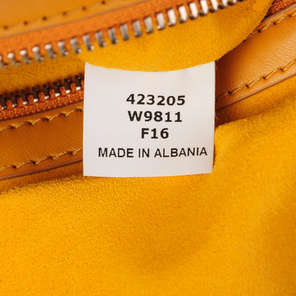 Stella McCartney Faux Leather Woven Bex Shoulder Bag Yellow 7 of 7