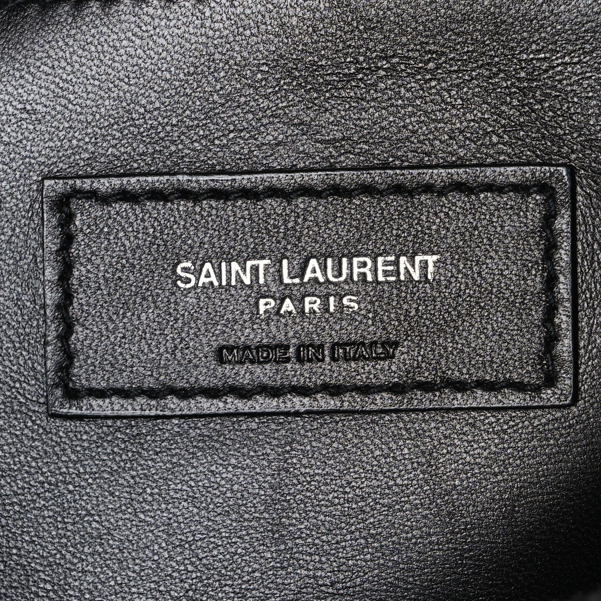 Calfskin Crocodile Embossed West Hollywood Monogram Fold-Over Dark Brown