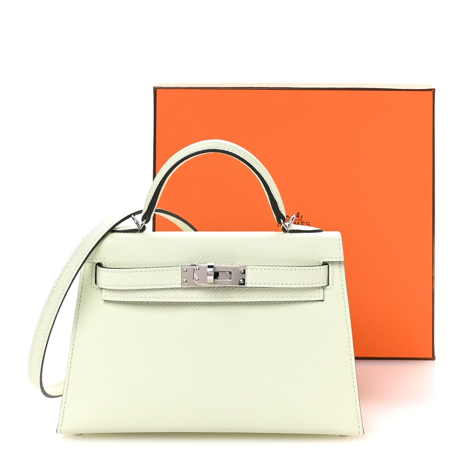 Hermes Epsom Mini Kelly Sellier 20 Vert Fizz 11 of 11