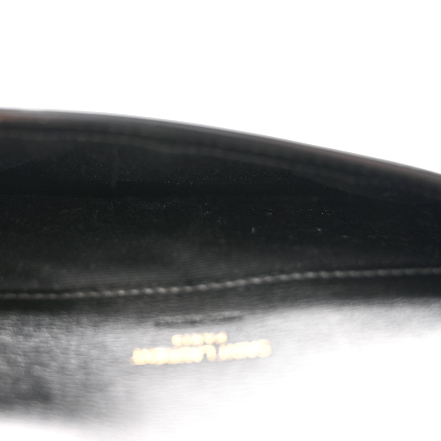 Saint Laurent SAINT LAURENT Smooth Calfskin Monogram Phone Holder Crossbody Black 4 of 9