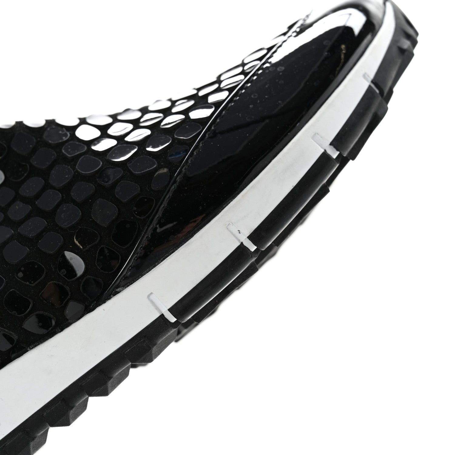 Jimmy Choo Patent Suede Montana Slip-On Sneakers 40 Black 11 of 14