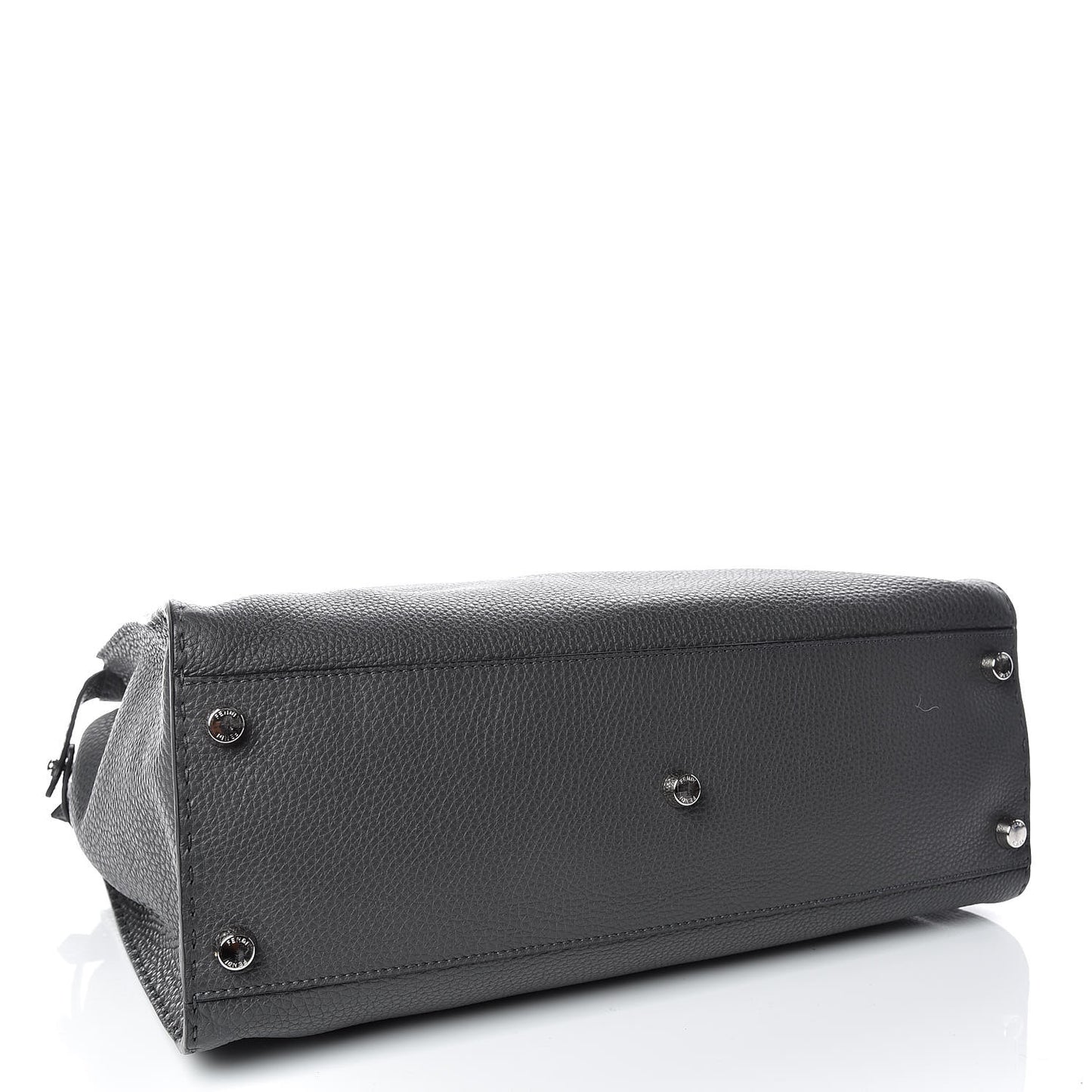 Cuoio Romano Selleria Monster Eyes Large Peekaboo Iconic Fit Satchel Asfalto