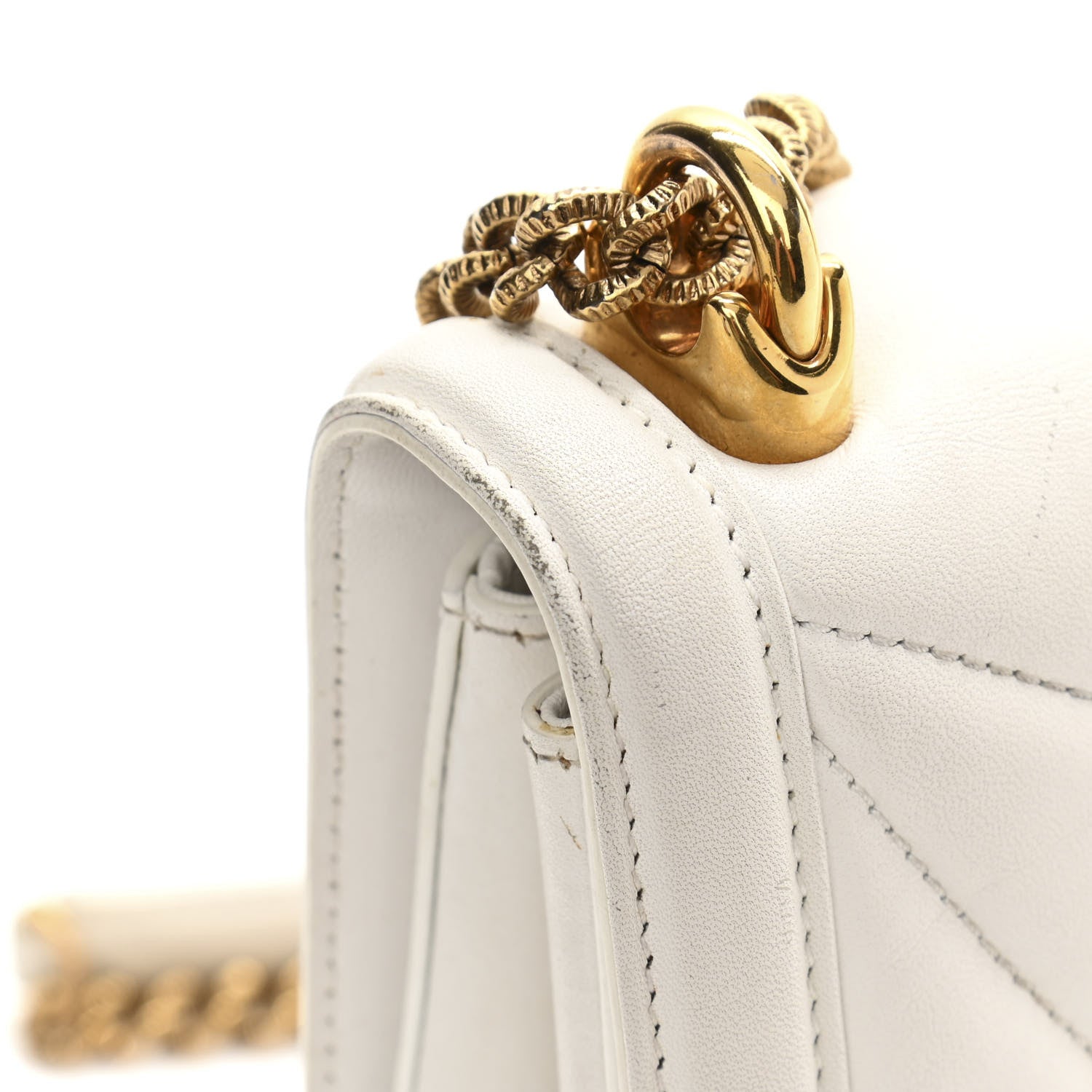 Dolce & Gabbana Calfskin Large Devotion Bag White 15 of 18