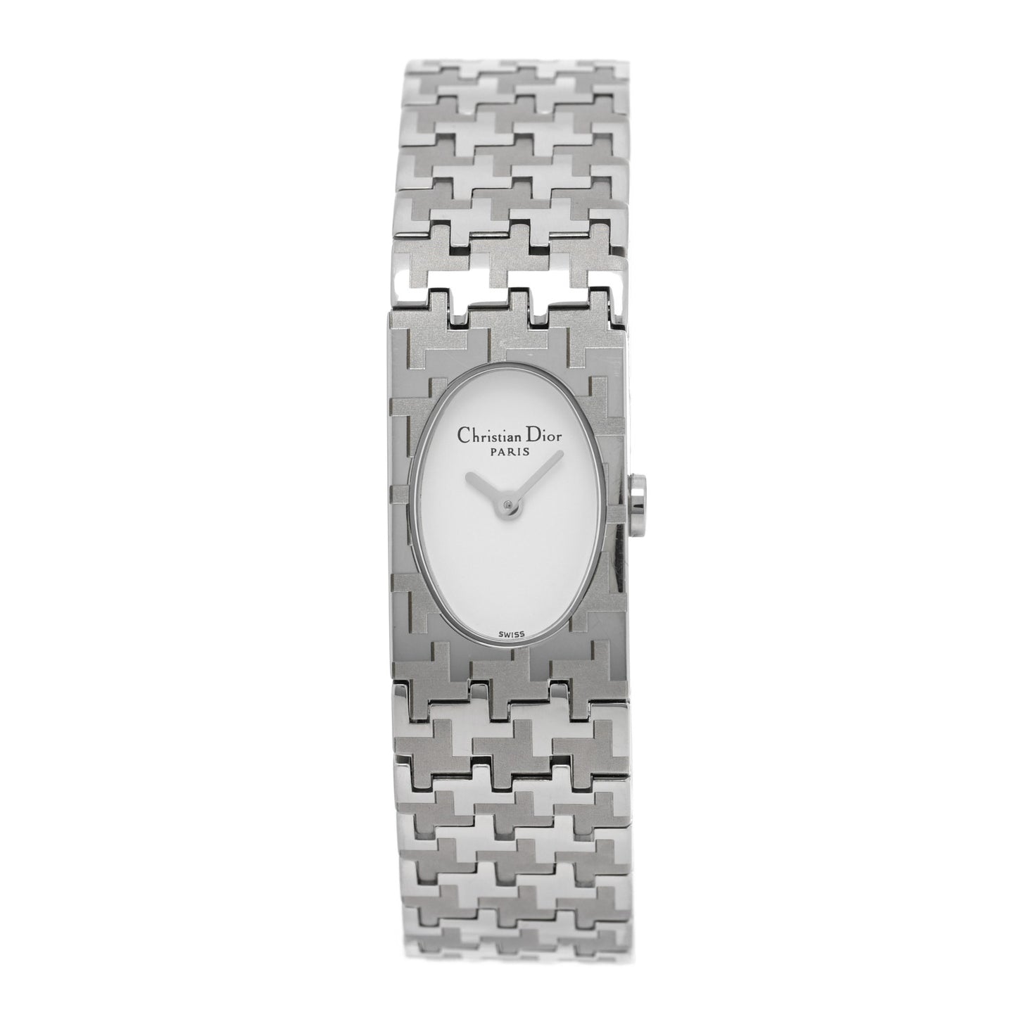 Stainless Steel 15mm Miss Dior Quartz Watch White