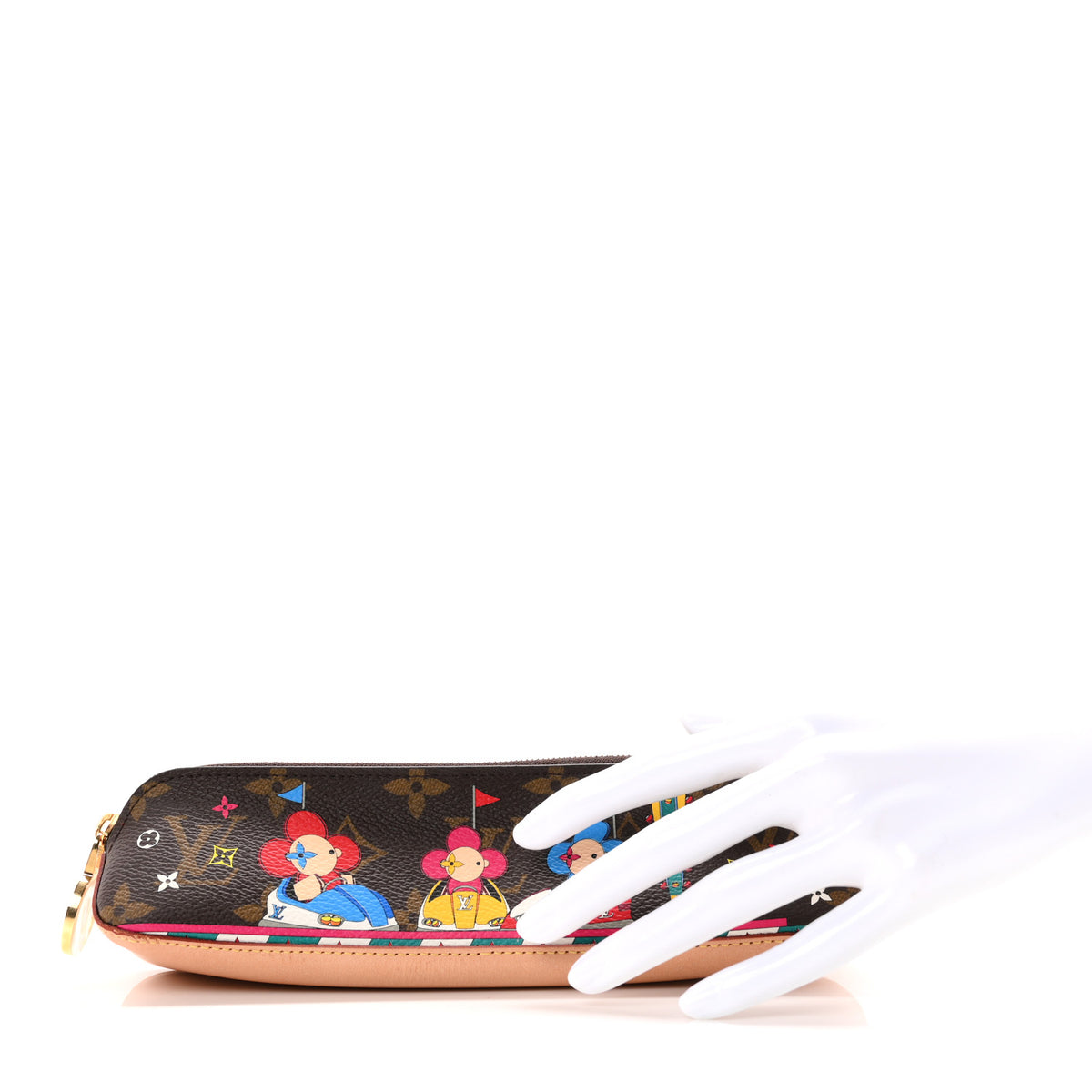 Monogram 2020 Christmas Animation Elizabeth Pencil Pouch Coquelicot