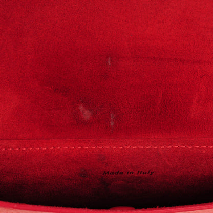 Celine Crisped Calfskin Small Tie Knot Tote Vermillion 10 of 11