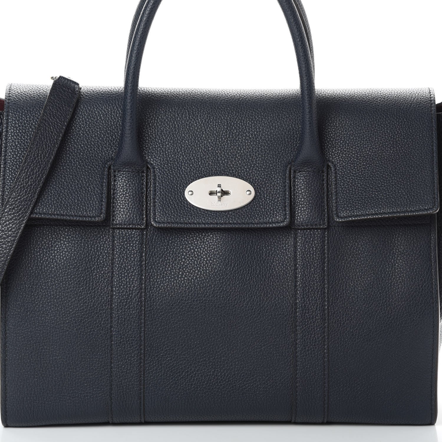 Mulberry Soft Grain Calfskin Bayswater Navy 9 of 15
