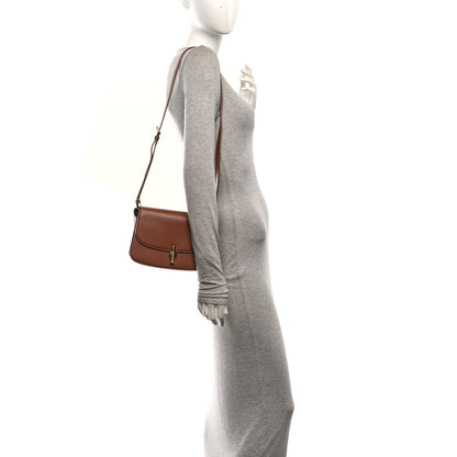 The Row Sleek Calfskin The Sofia 8.75 Crossbody Twany 2 of 9