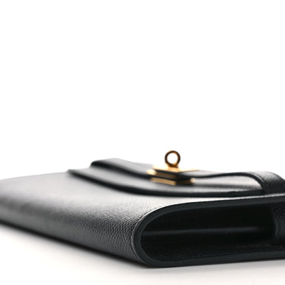 Hermes Epsom Kelly Wallet To Go Black 8 of 10