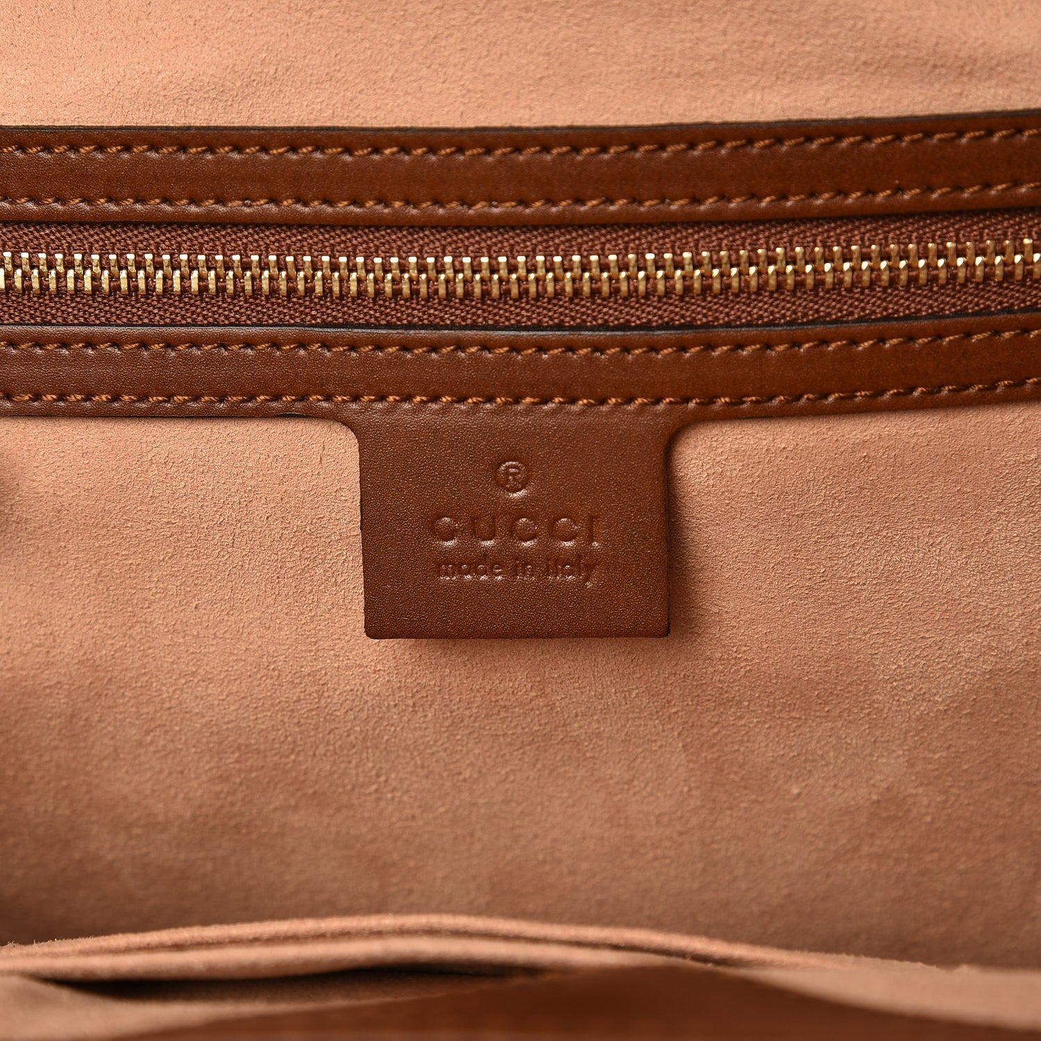 Gucci Soft GG Supreme Monogram Small Crossbody Tote Beige Cuir 6 of 7
