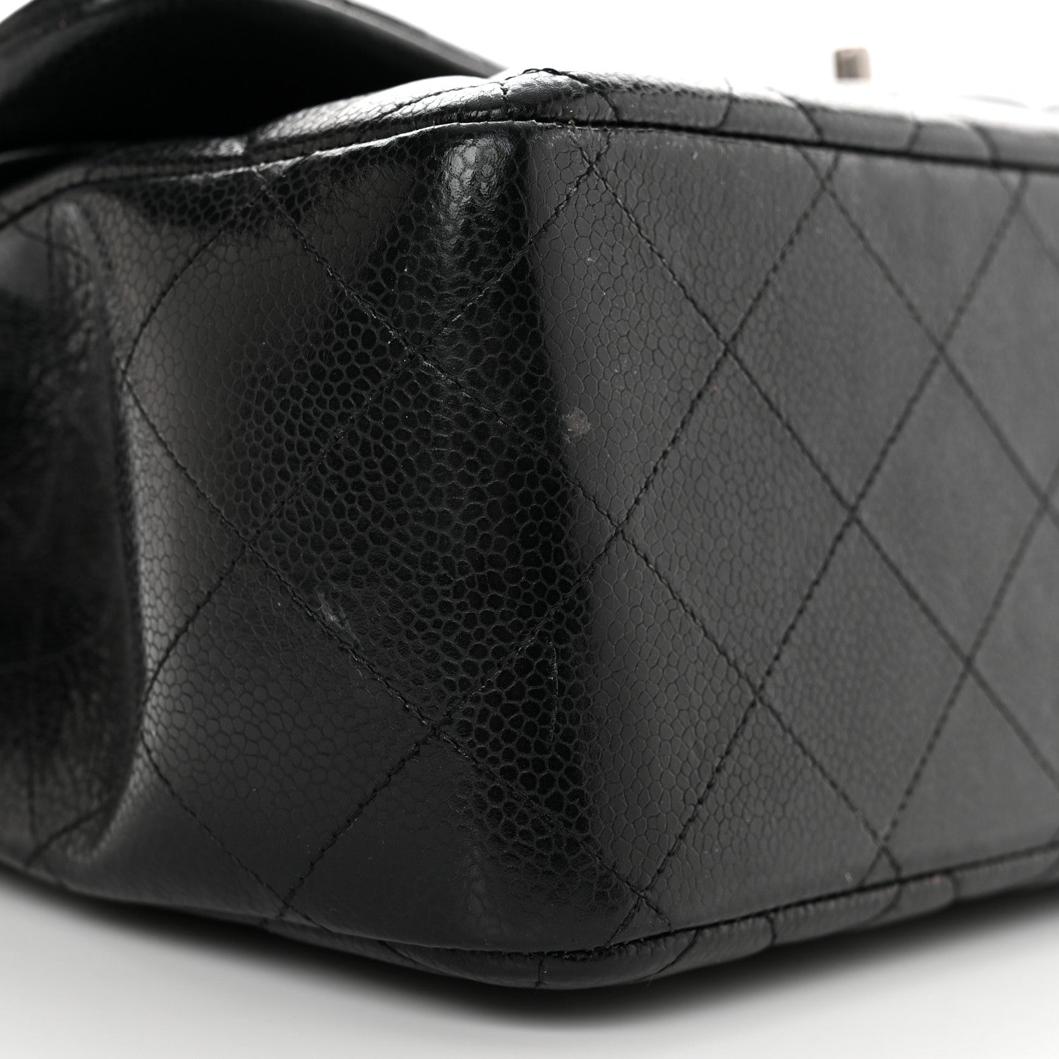 Chanel Caviar Quilted Jumbo Double Flap Black 8 of 10