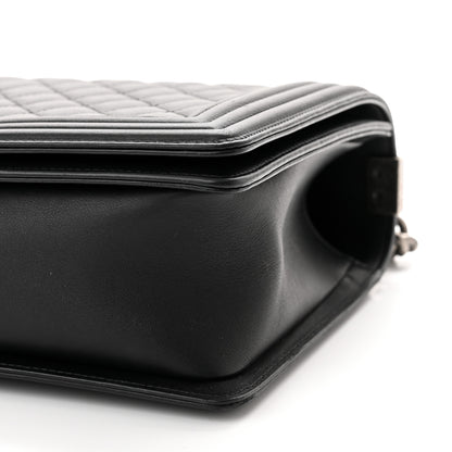 Chanel Calfskin Quilted New Medium Boy Flap Black 9 of 9