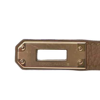 Hermes Togo Kelly Retourne 25 Bronze Dore 30 of 36