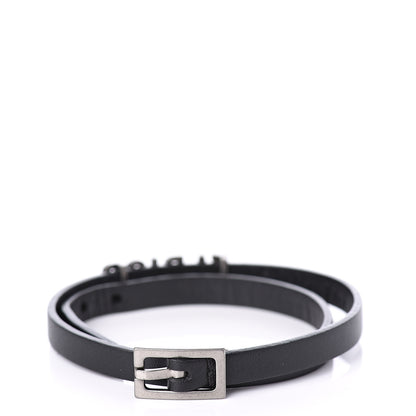 Christian Dior Calfskin J'adior Double Bracelet Black 2 of 5