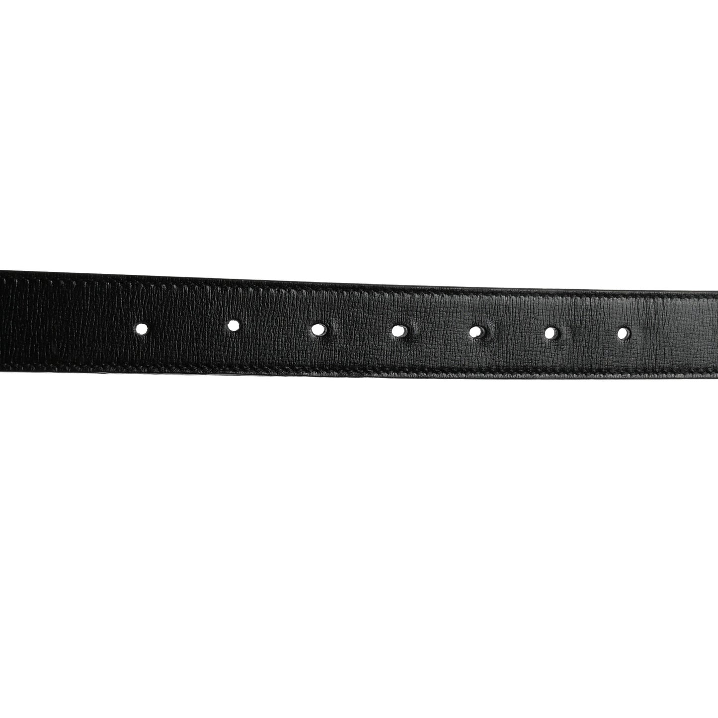 Azalea Calfskin Enamel Monochrome Double G 30mm Belt 85 34 Black