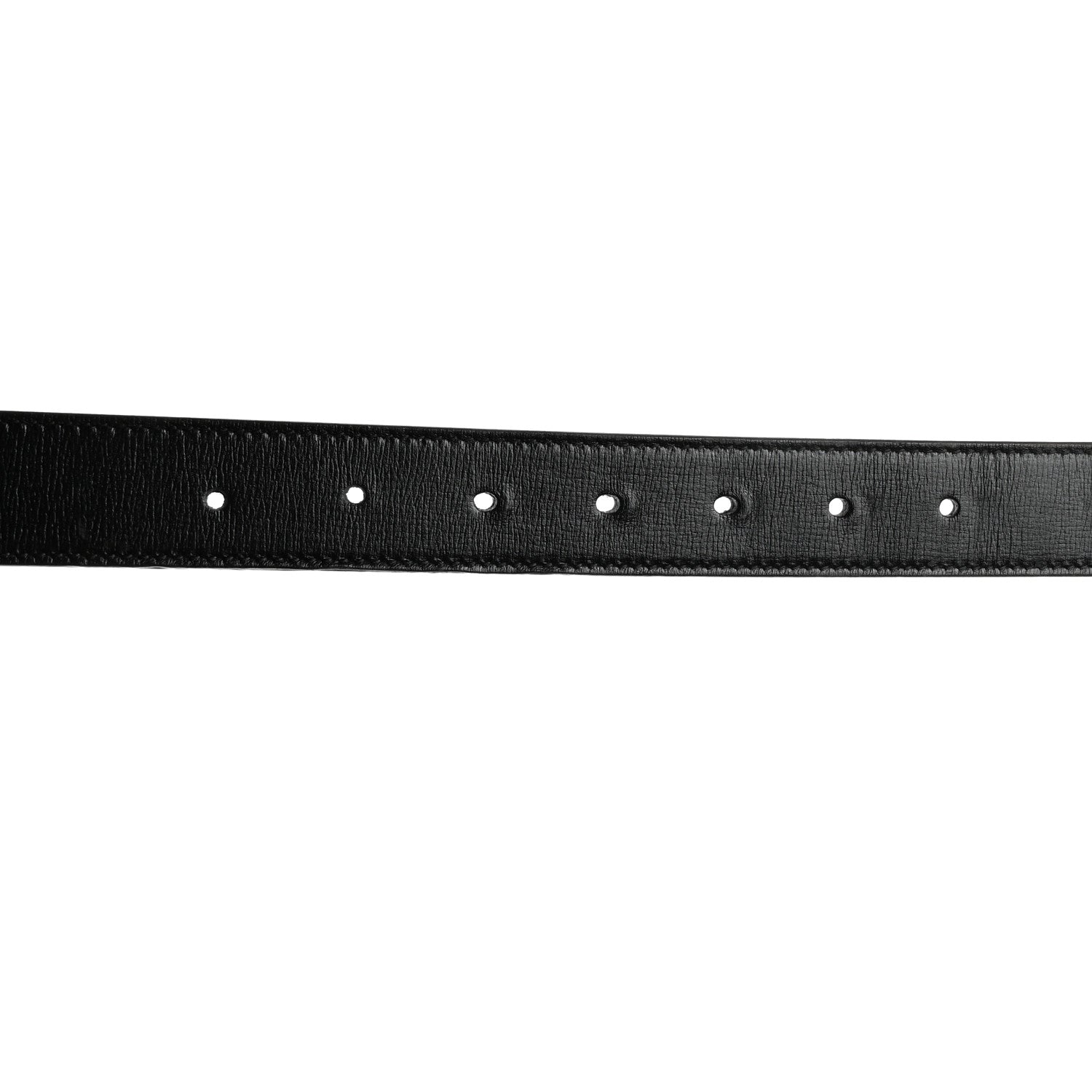 Gucci Azalea Calfskin Enamel Monochrome Double G 30mm Belt 85 34 Black 3 of 8