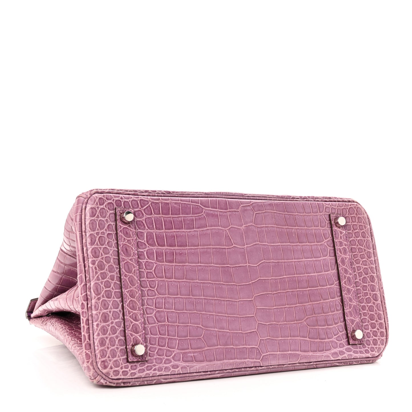 Shiny Porosus Crocodile Birkin 35 Violet