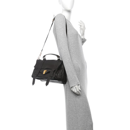 Proenza Schouler Lambskin Medium PS1 Satchel Dark Chocolate 2 of 11