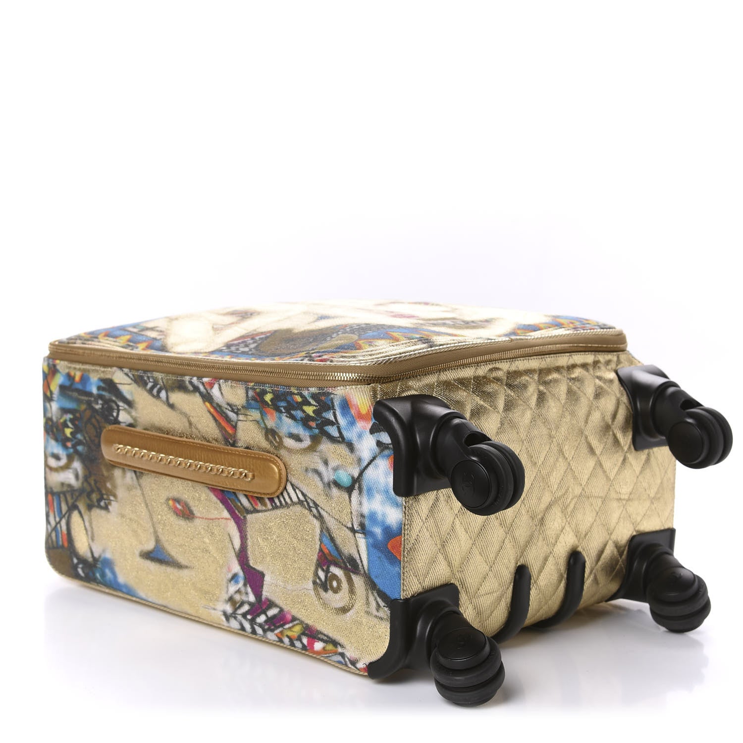 Chanel Graffiti Printed Canvas Street Spirit Trolley Multicolor 3 of 10