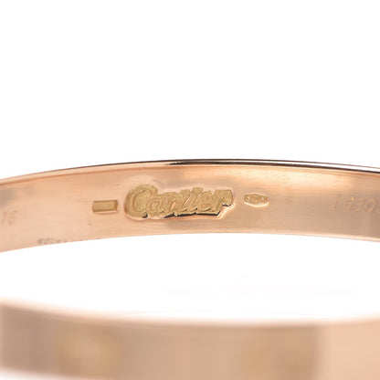 Cartier 18K Yellow Gold LOVE Bracelet 16 4 of 5