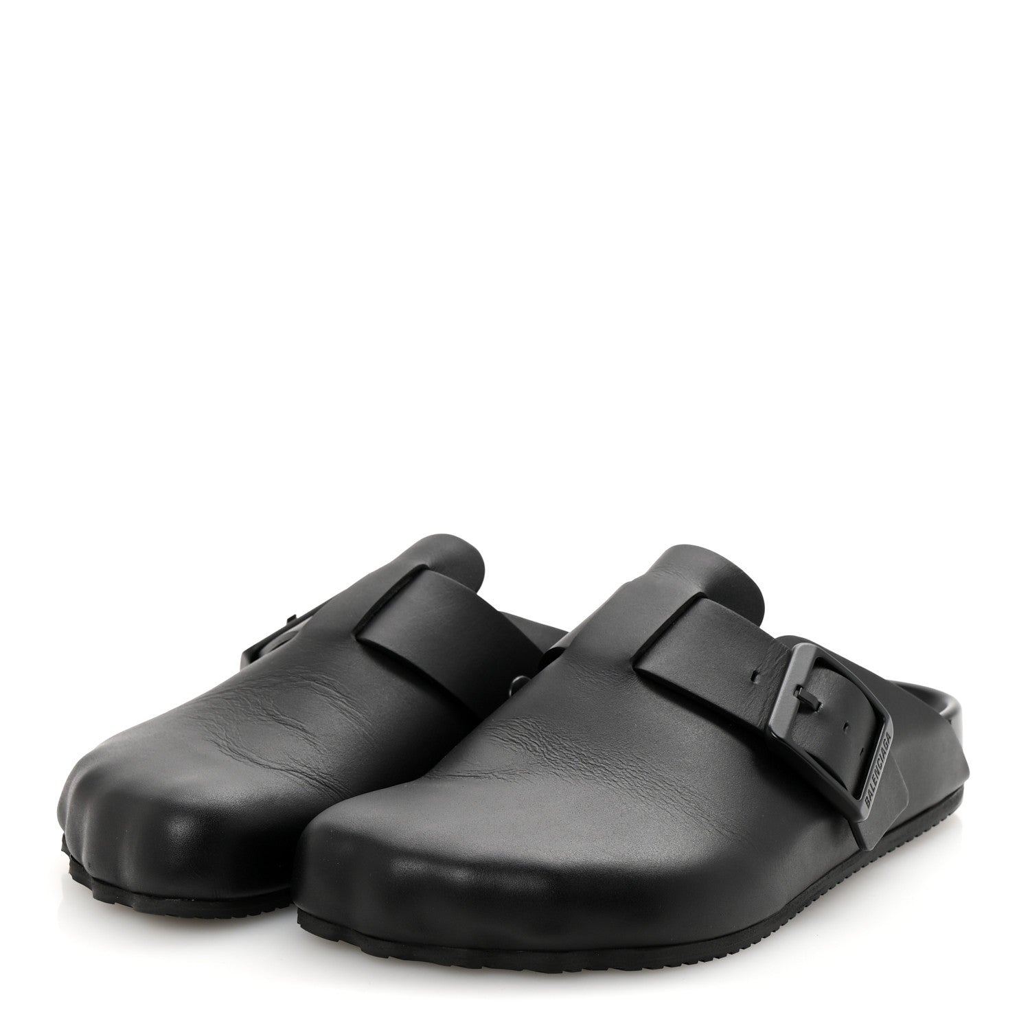 Balenciaga Matte Calfskin Sunday Mules 37 Black 4 of 10