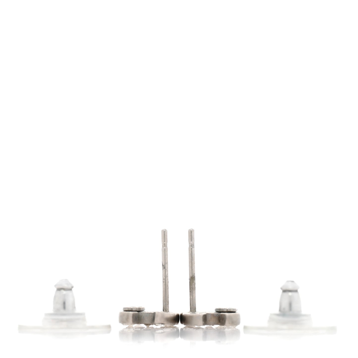 Crystal Mini Timeless CC Earrings Silver